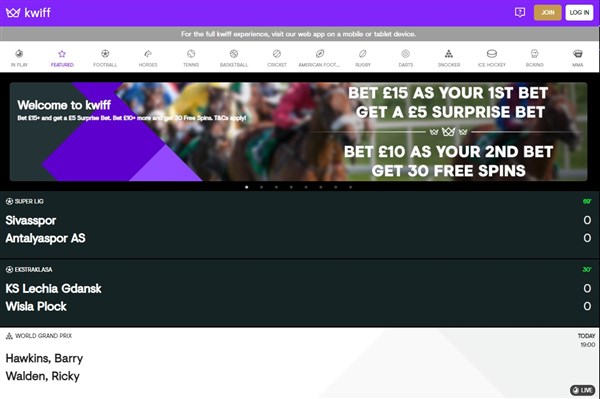 Kwiff Bonus